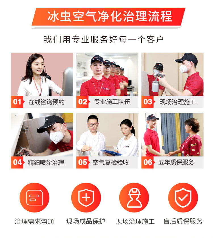 冰虫空气净化治理流程