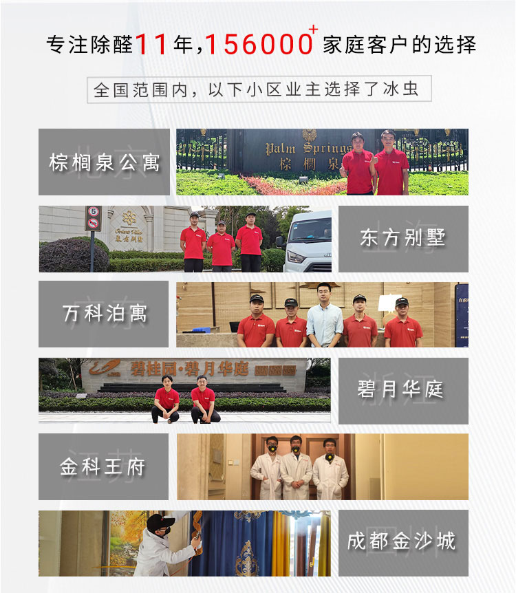 冰虫除甲醛家庭客户案例